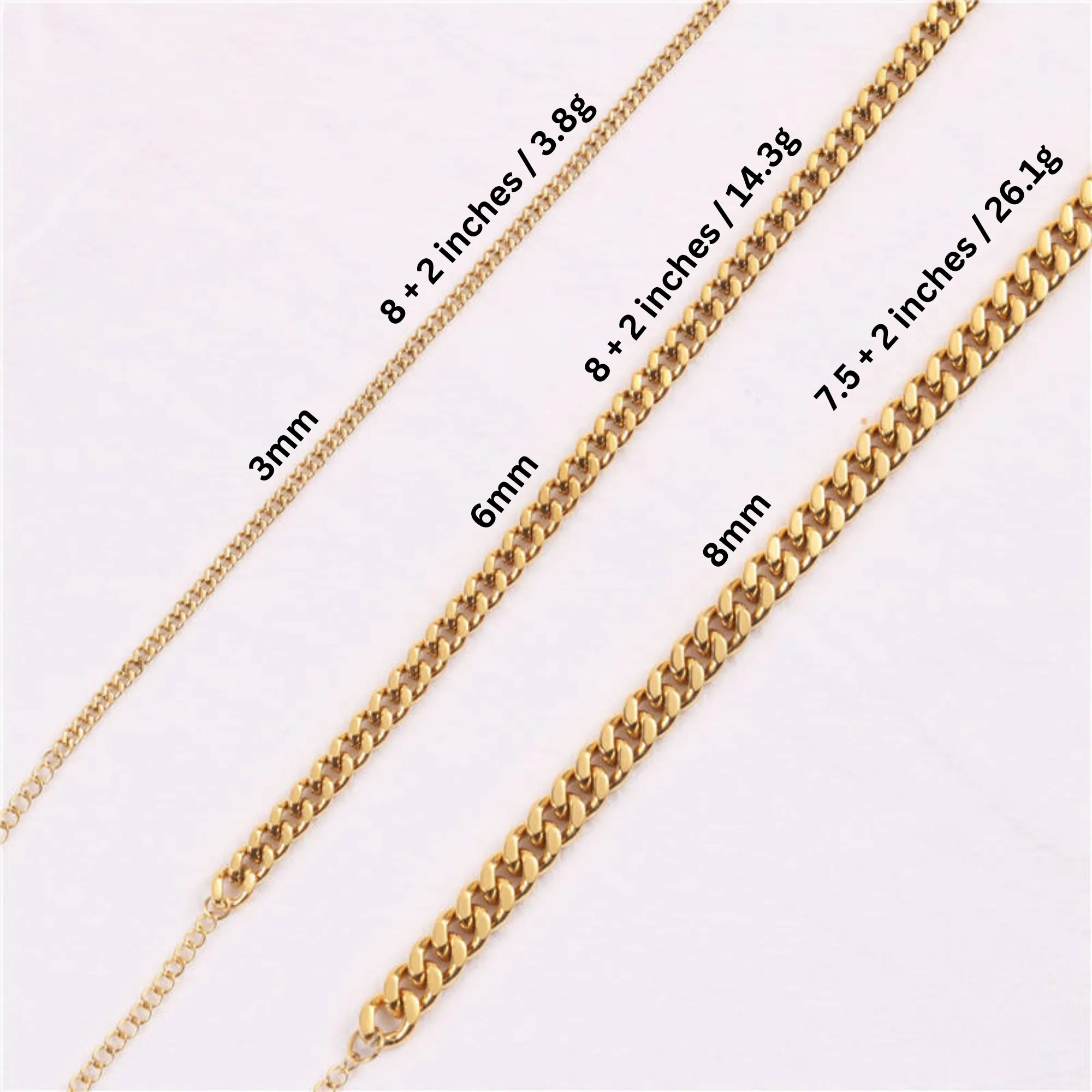 18k Gold-Filled Cuban Link Anklet - Anklets For Women - Gold Anklet - Ava Anklet