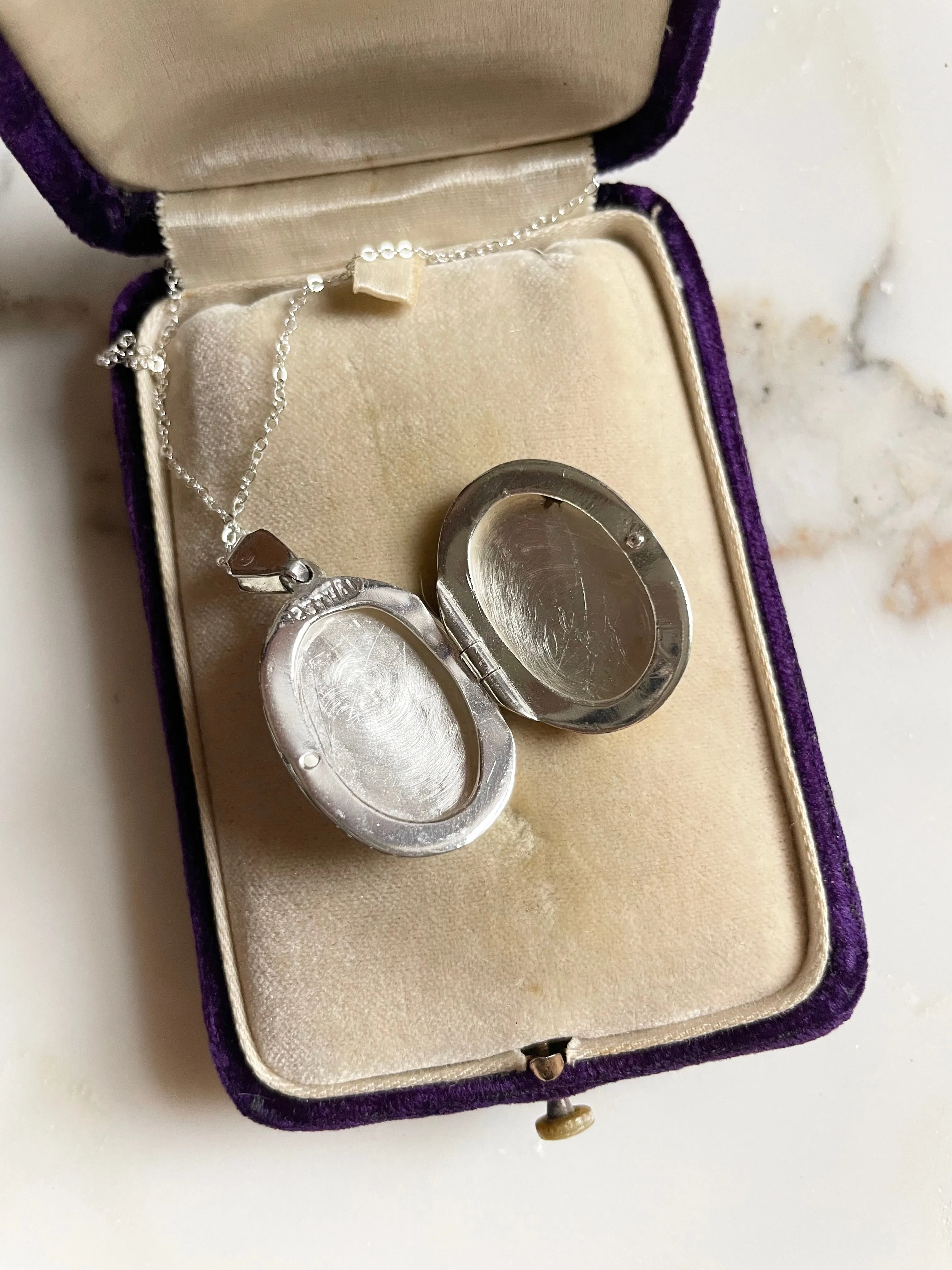 1920s Sterling Silver Locket