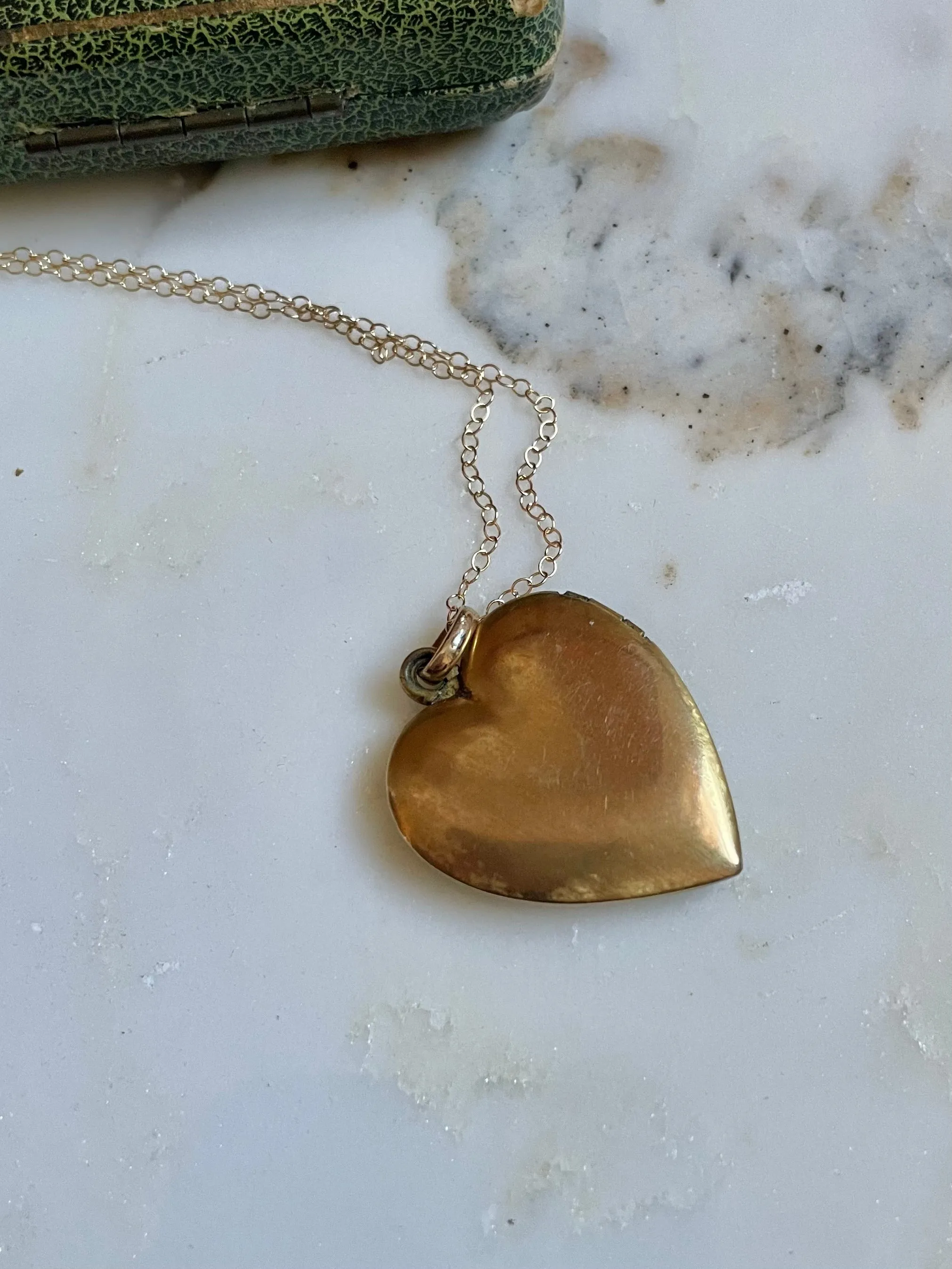 1940s Flowering Heart Locket