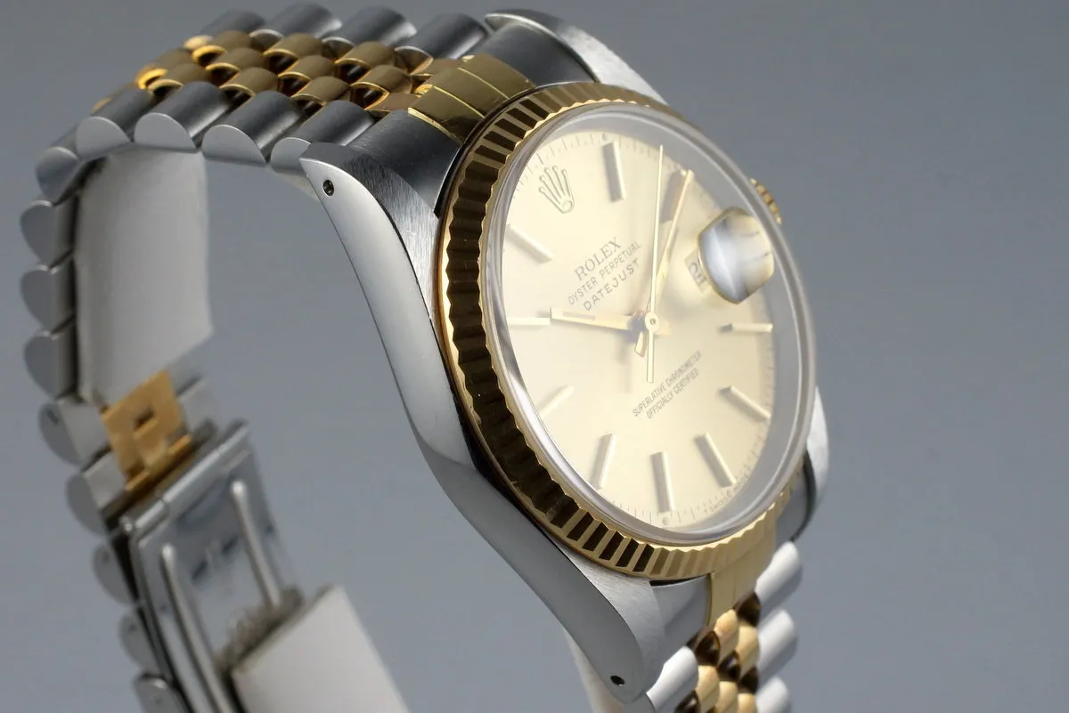 1990 Rolex Two Tone DateJust 16233