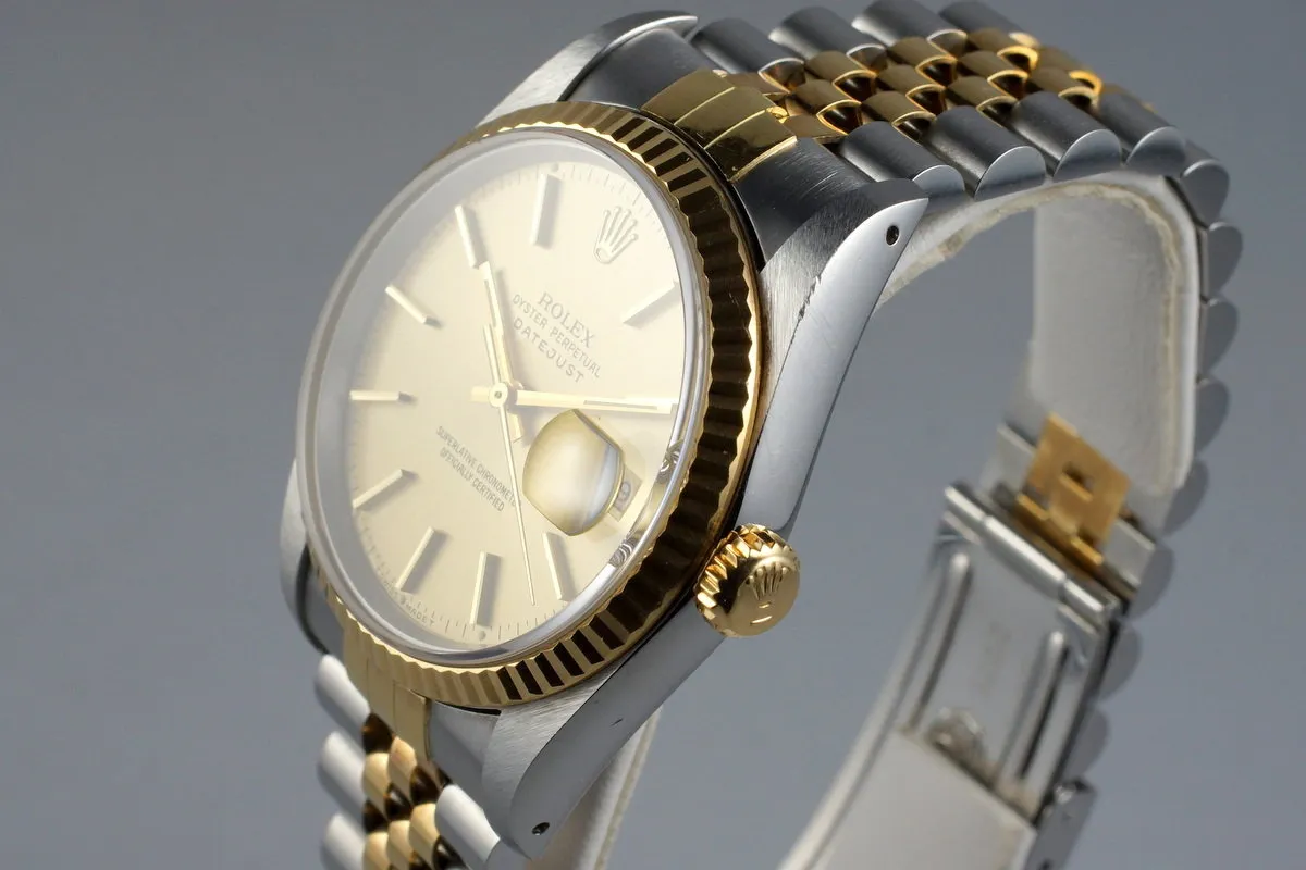 1990 Rolex Two Tone DateJust 16233