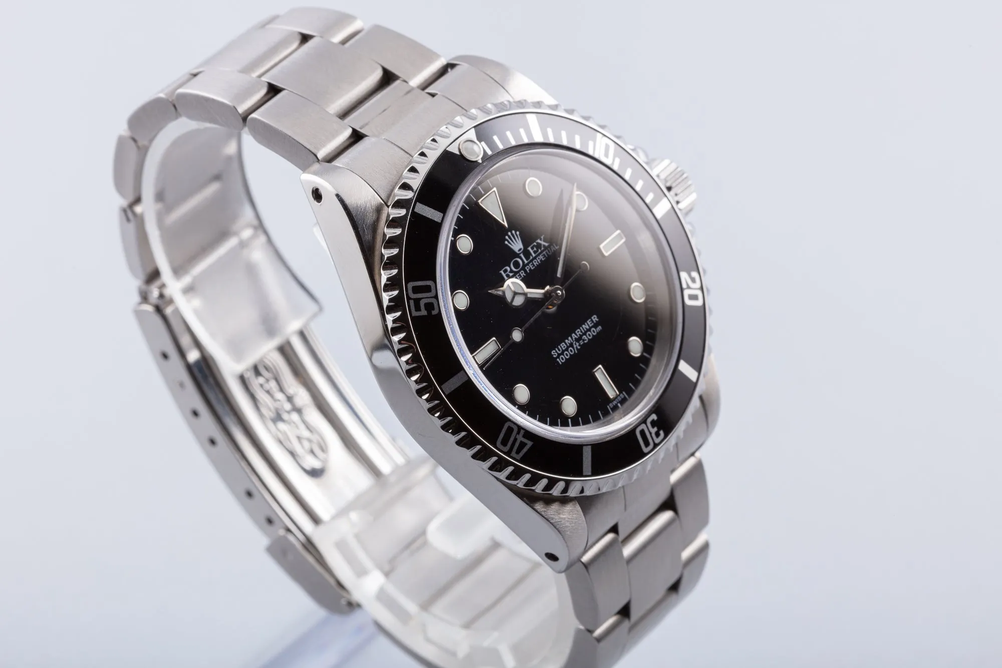 1999 Rolex Submariner No Date 14060 with Box, Papers, & Anchor