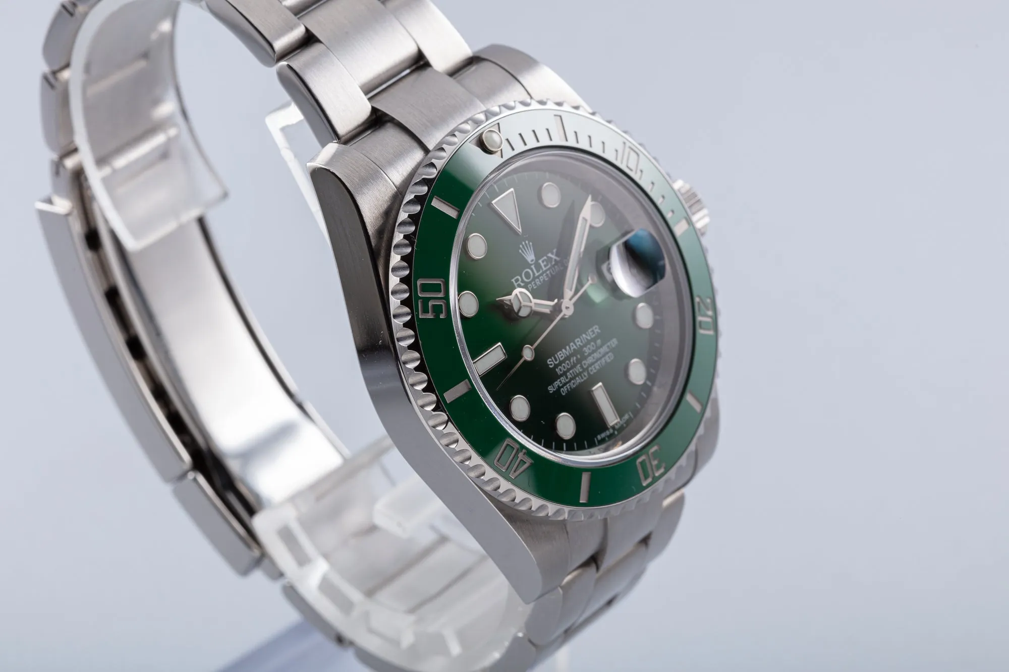 2015 Rolex Submariner 116610LV "Hulk" with Box & Card