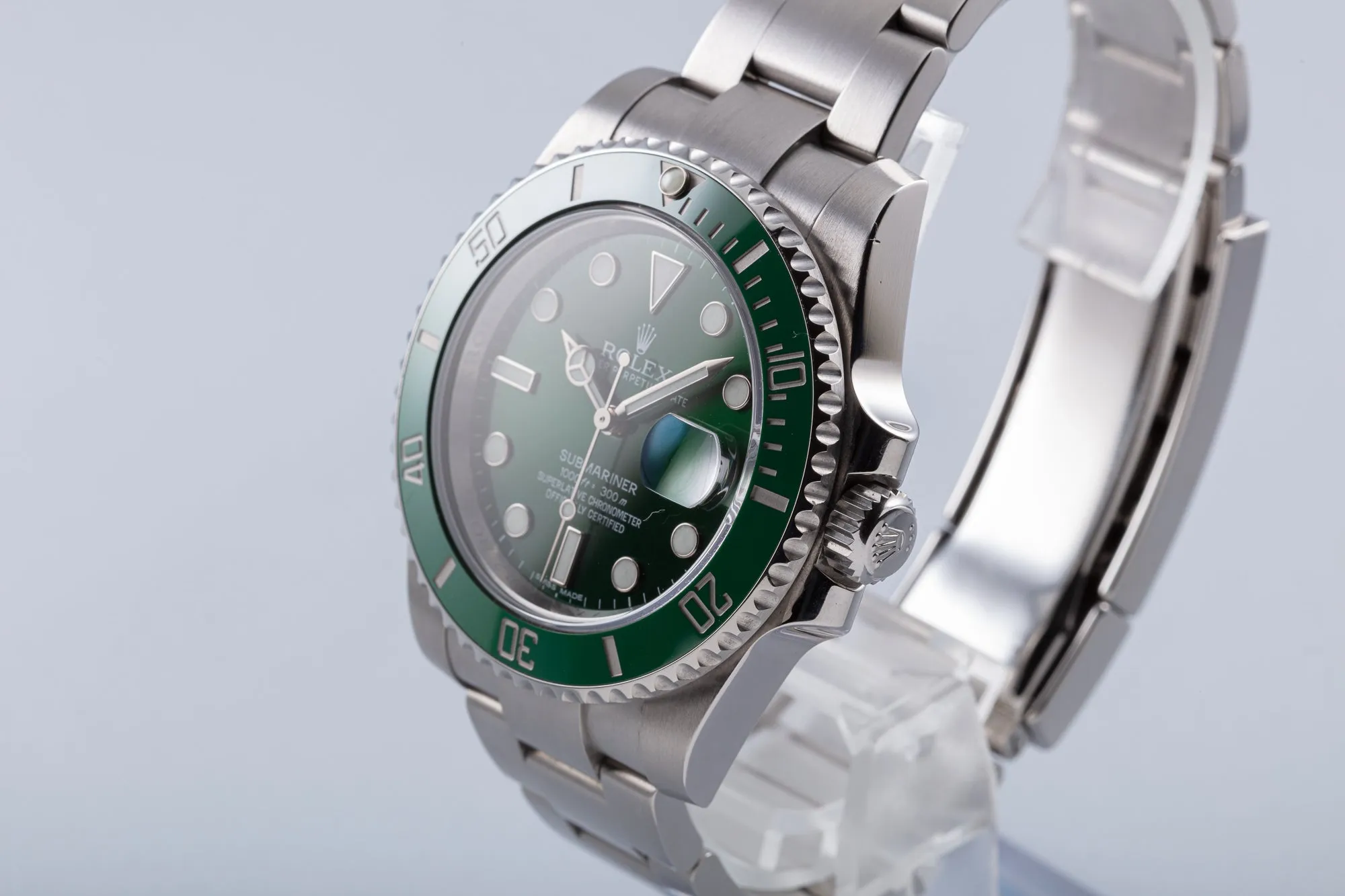 2015 Rolex Submariner 116610LV "Hulk" with Box & Card