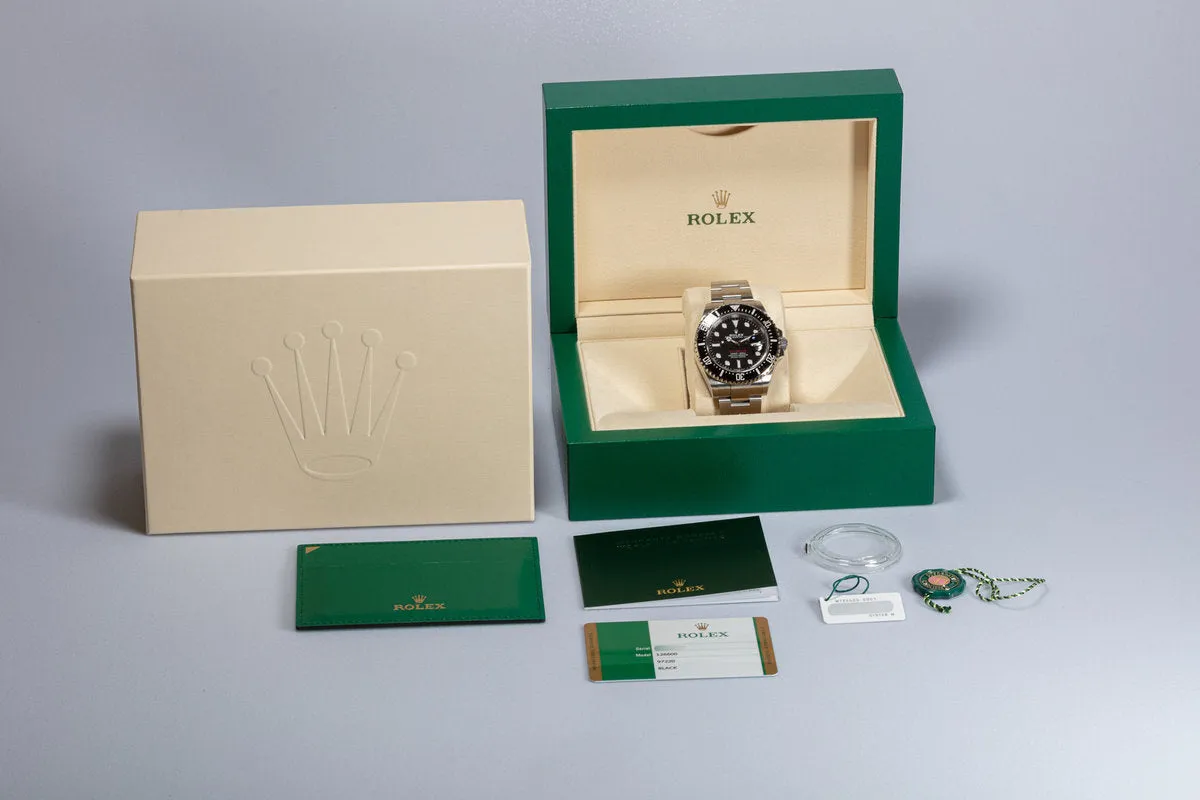 2019 Rolex 43mm Red Sea-Dweller 126600 with Box & Card