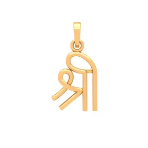 22k Shri Gold Pendant Design   From Goldlite Collection