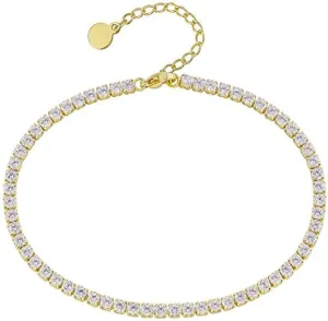 3mm Moissanite Tennis Anklet