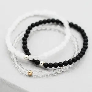 4mm Beaded Gemstone Bracelet