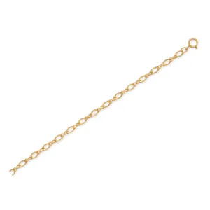 9"   1" 14/20 Gold Filled Figure 8 Chain Anklet