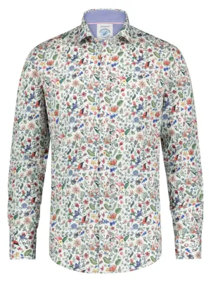 A Fish Named Fred - Coral Flamingo Shirt