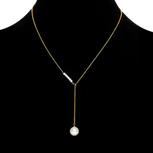 Adjustable Pearl Chain Necklace