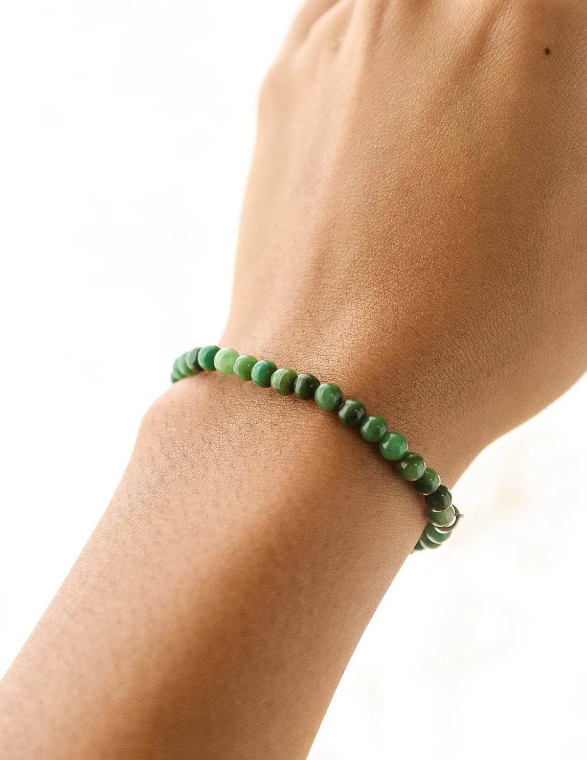 African Jade Mini Gemstone Bracelet