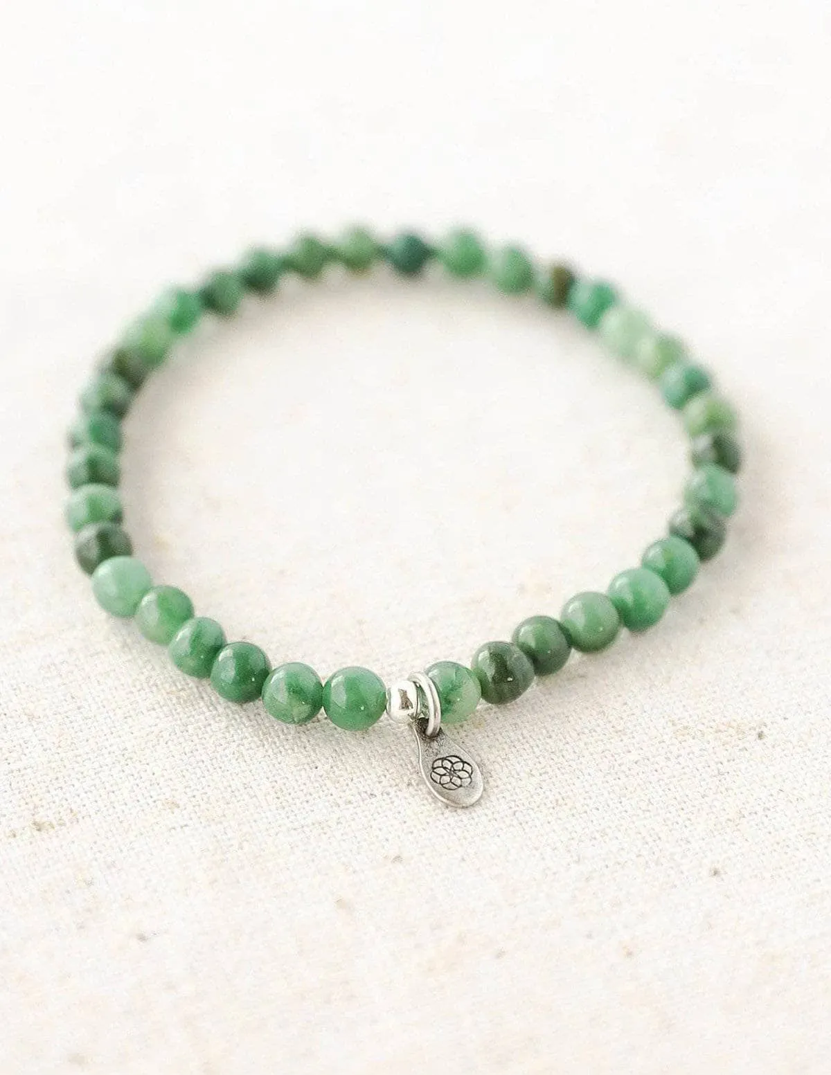 African Jade Mini Gemstone Bracelet