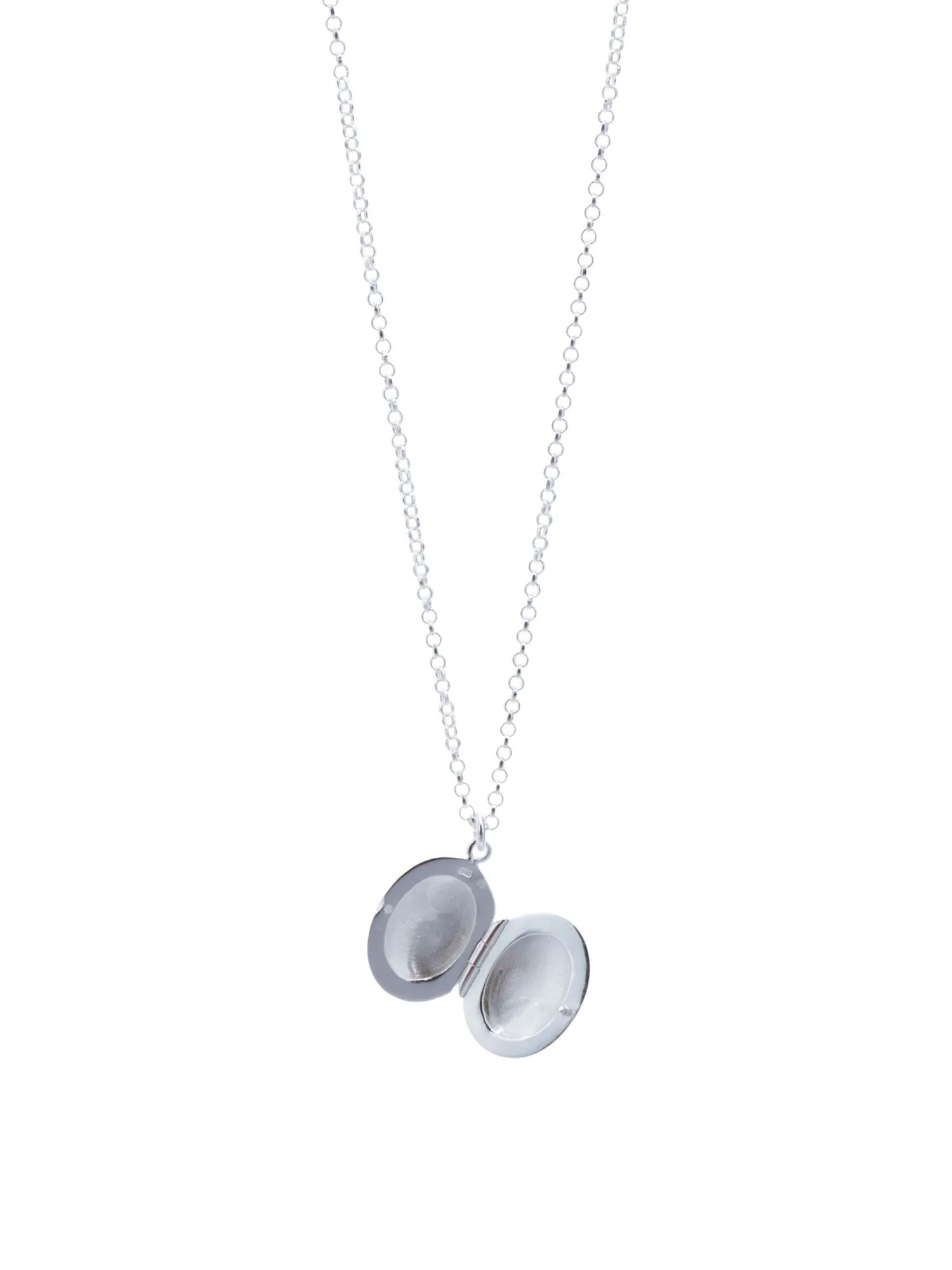 ARGENTO VIVO Sterling Silver Etched Locket Necklace - for kids