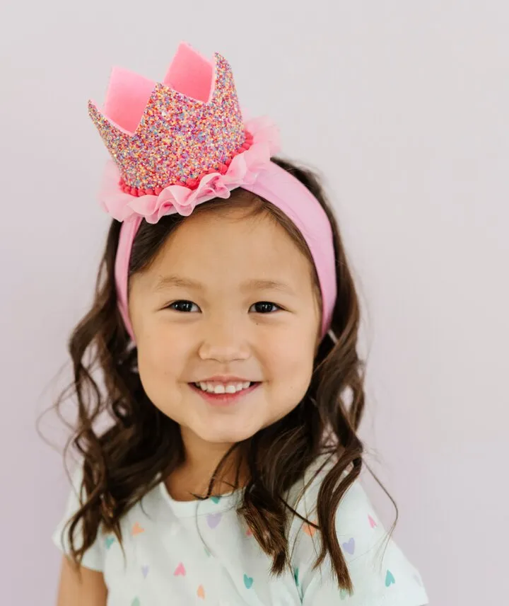 Baby Bling Novelty Headband - birthday hat '23