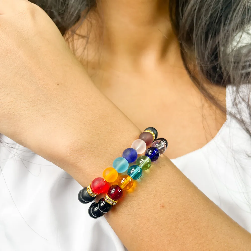 Balance With 7 Chakra Bracelet For Women Combo