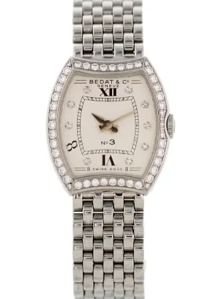 Bedat & Co. 304 Stainless Steel Diamonds Bezel Ladies Watch