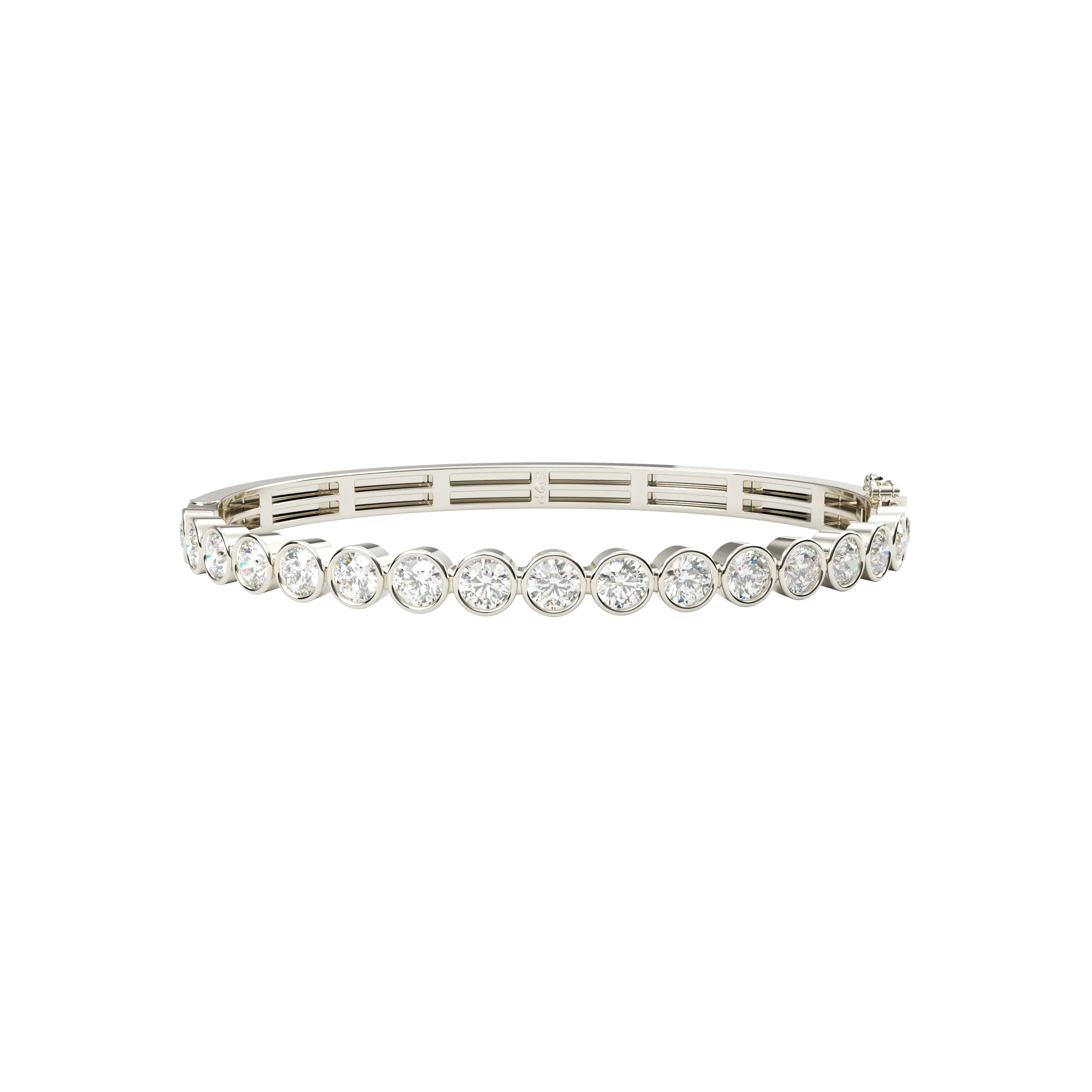 Bezel Set Bangle