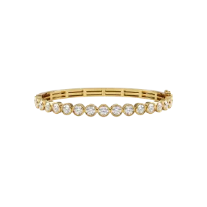 Bezel Set Bangle