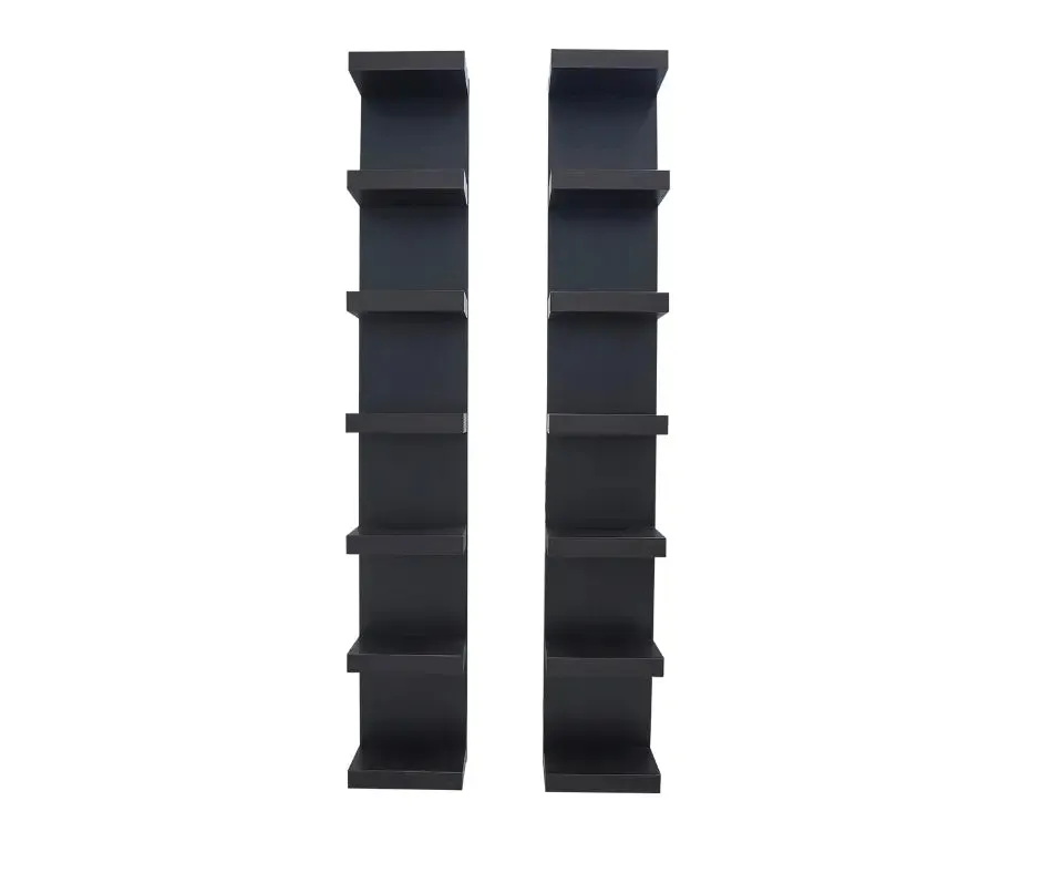 Black Floating Shelves