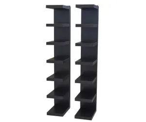 Black Floating Shelves