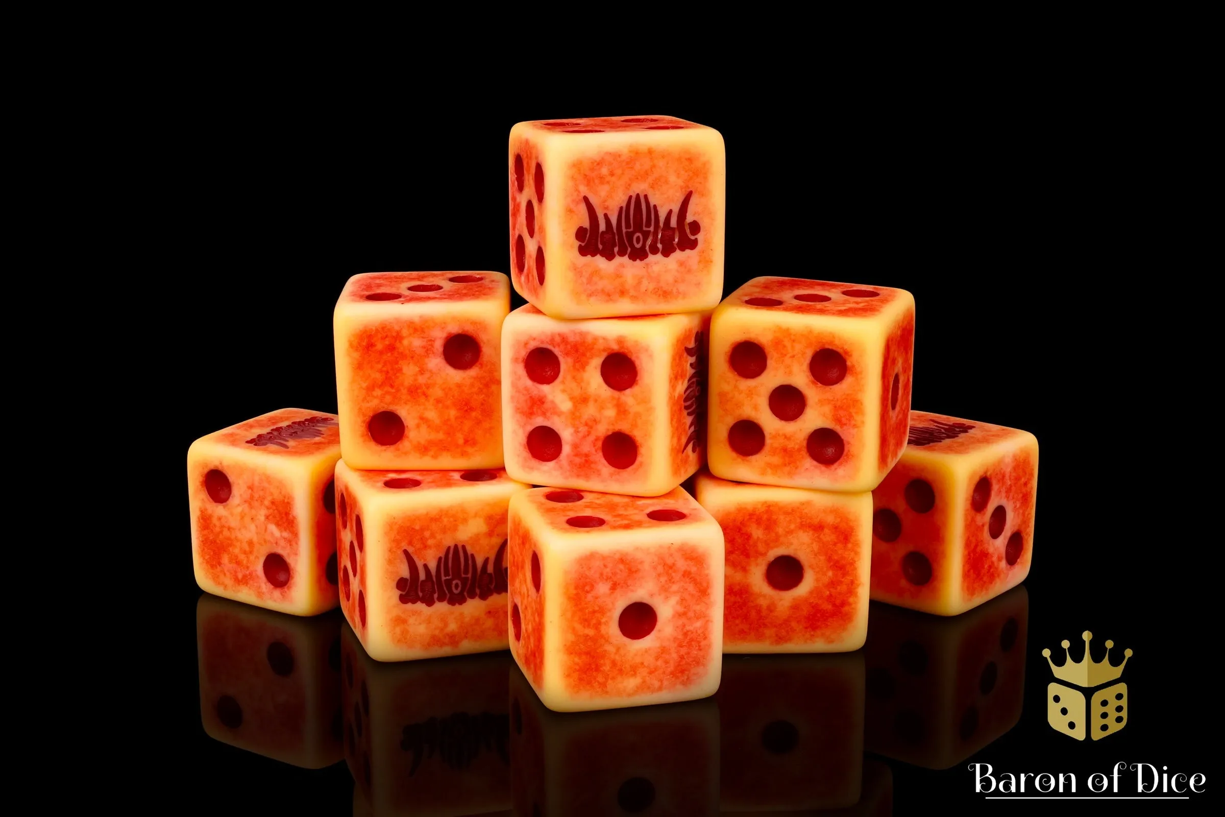 Bone Crown Dice