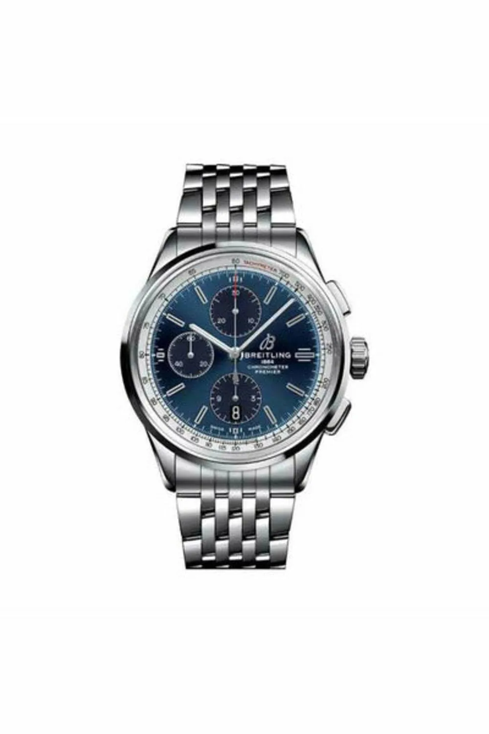 breitling premier chronograph 42mm stainless steel men's watch ref. a13315351c1a1