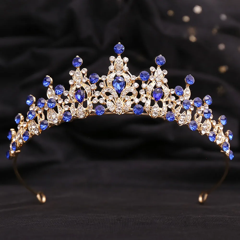 Brides Tiaras and Headdresses Crowns for Wedding Bride Queens Women Birthday Party Hair Accessories Crystal Bridal Crown