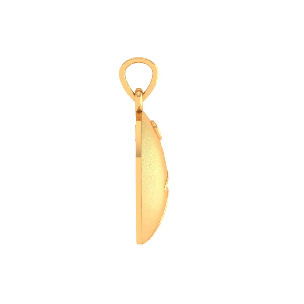 Chick Charm 18k Gold Pendant