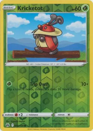 [Collector Troves] Pokemon Sword & Shield Crown Zenith Kricketot Card