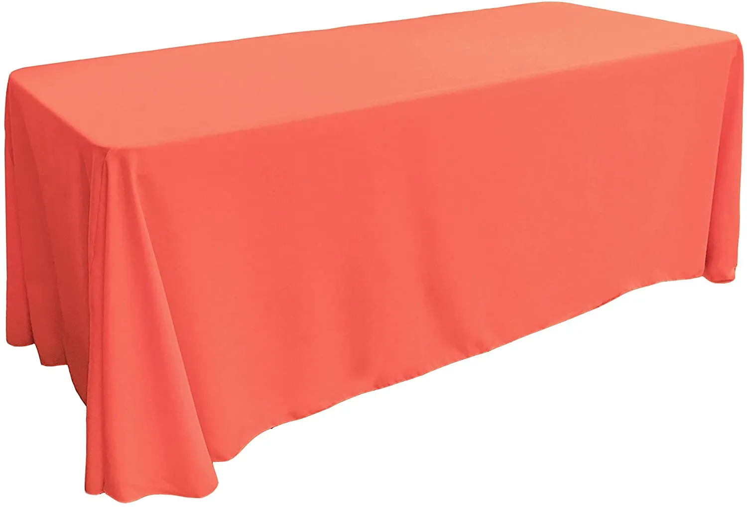 Coral Polyester Tablecloth