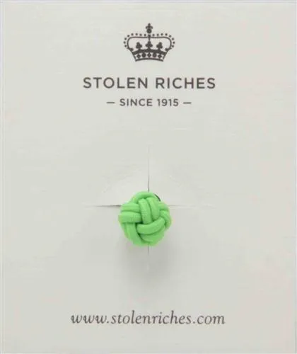 Crown Lapel Pin - Nicklaus Green with Huckleberry Yellow