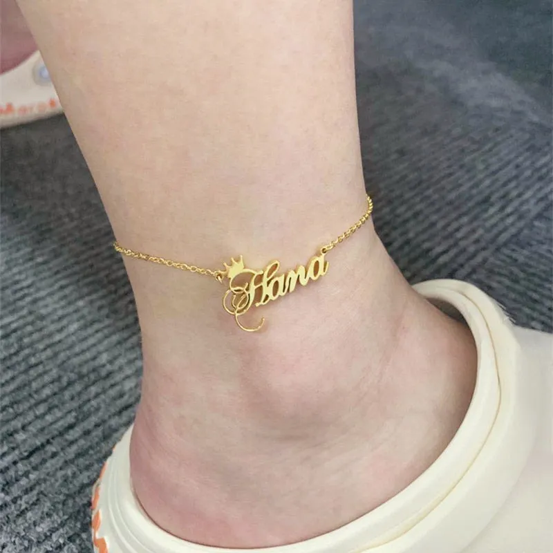 Customized Anklets With Names- Anklet Bracelet-Gifts For Women