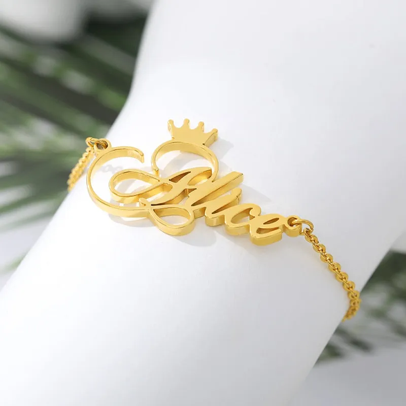 Customized Anklets With Names- Anklet Bracelet-Gifts For Women