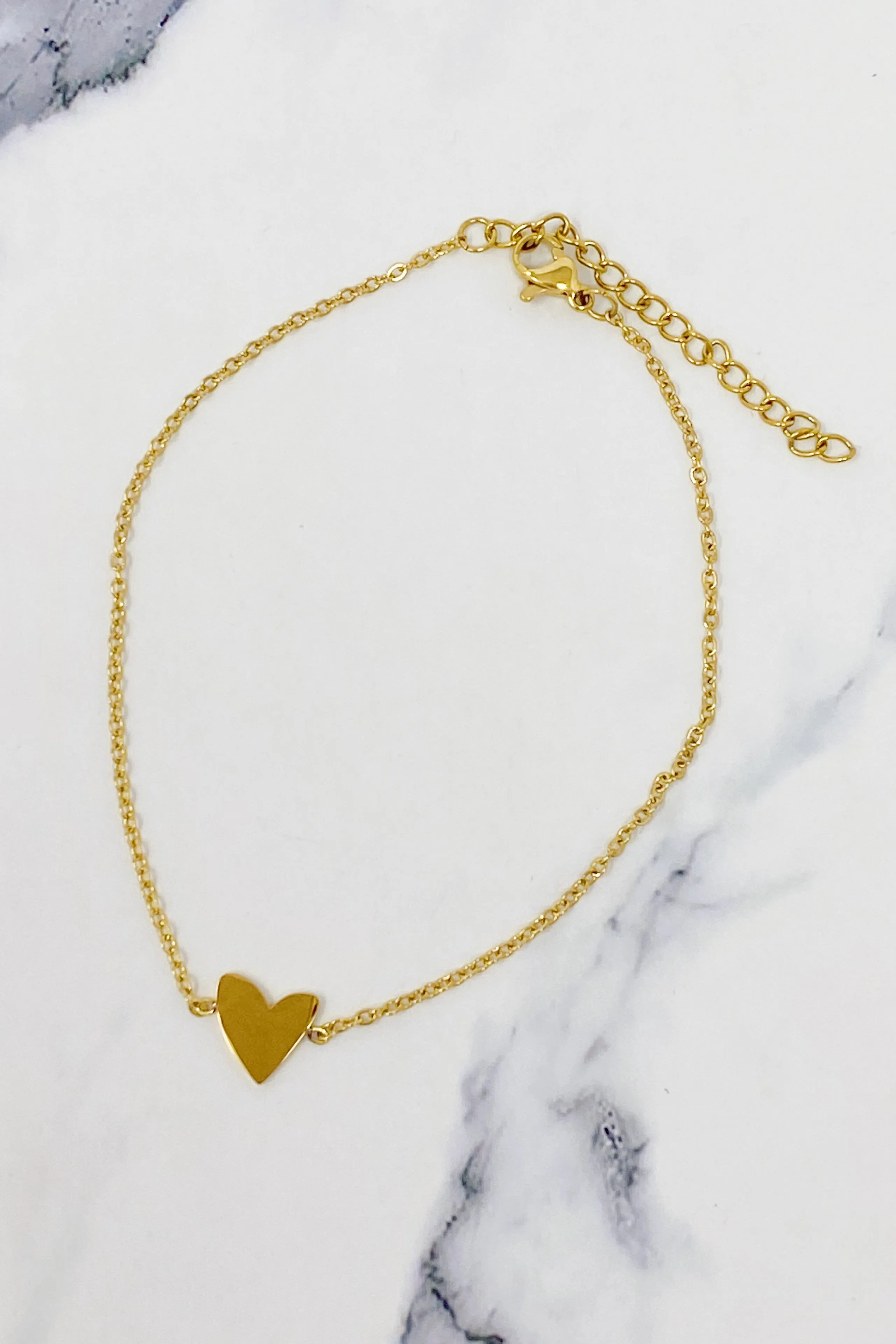 Dainty Heart Anklet