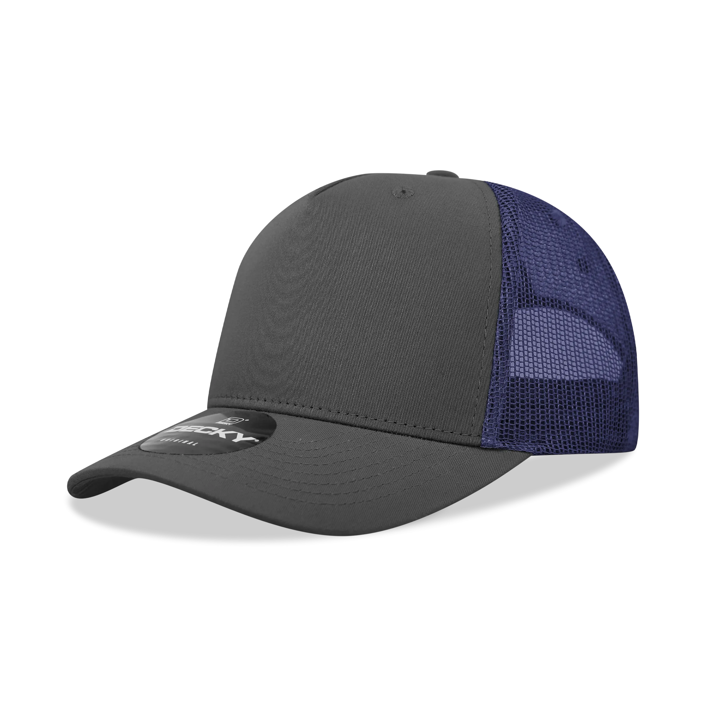 Decky 6030 - Classic, 5-Panel Retro Trucker Cap