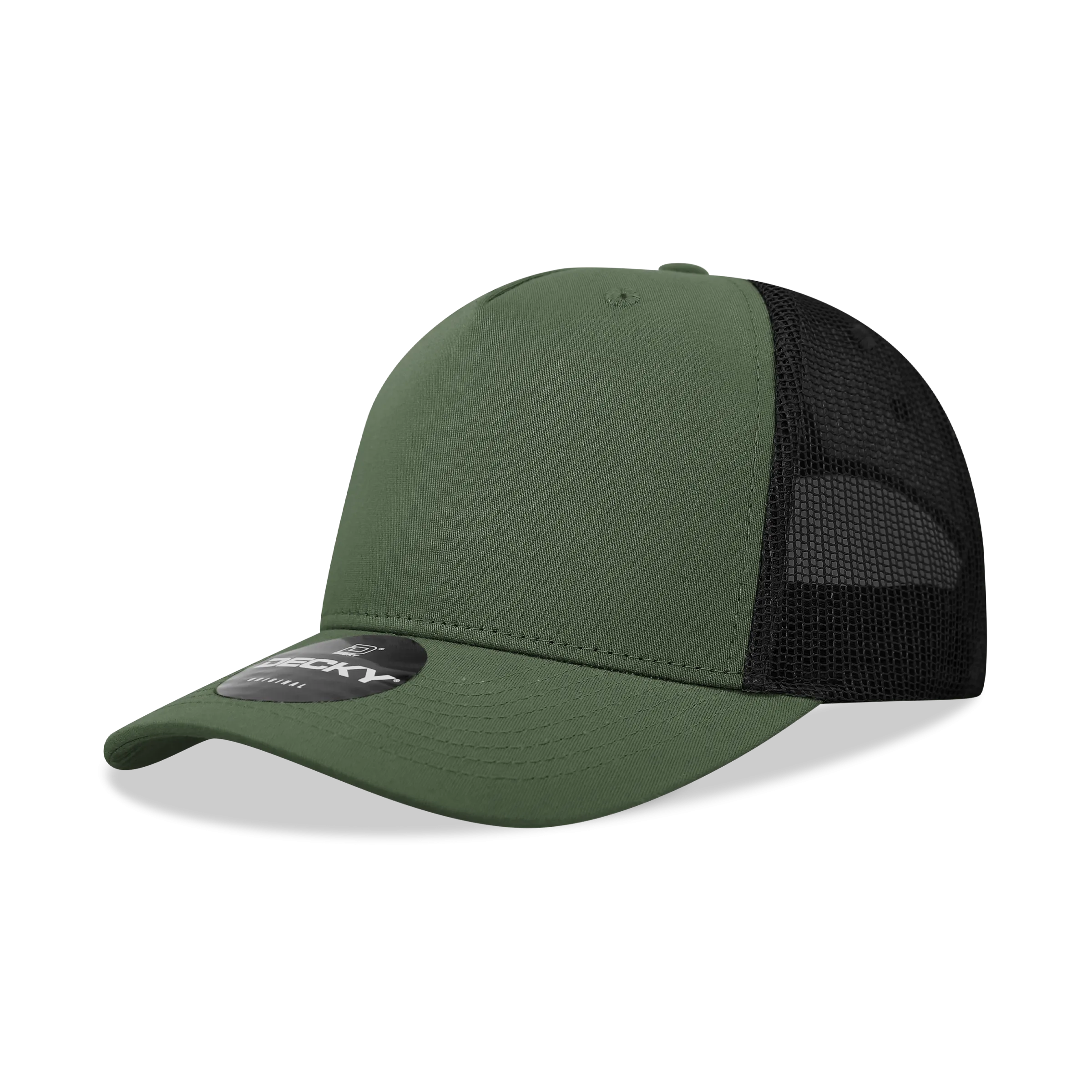 Decky 6030 - Classic, 5-Panel Retro Trucker Cap