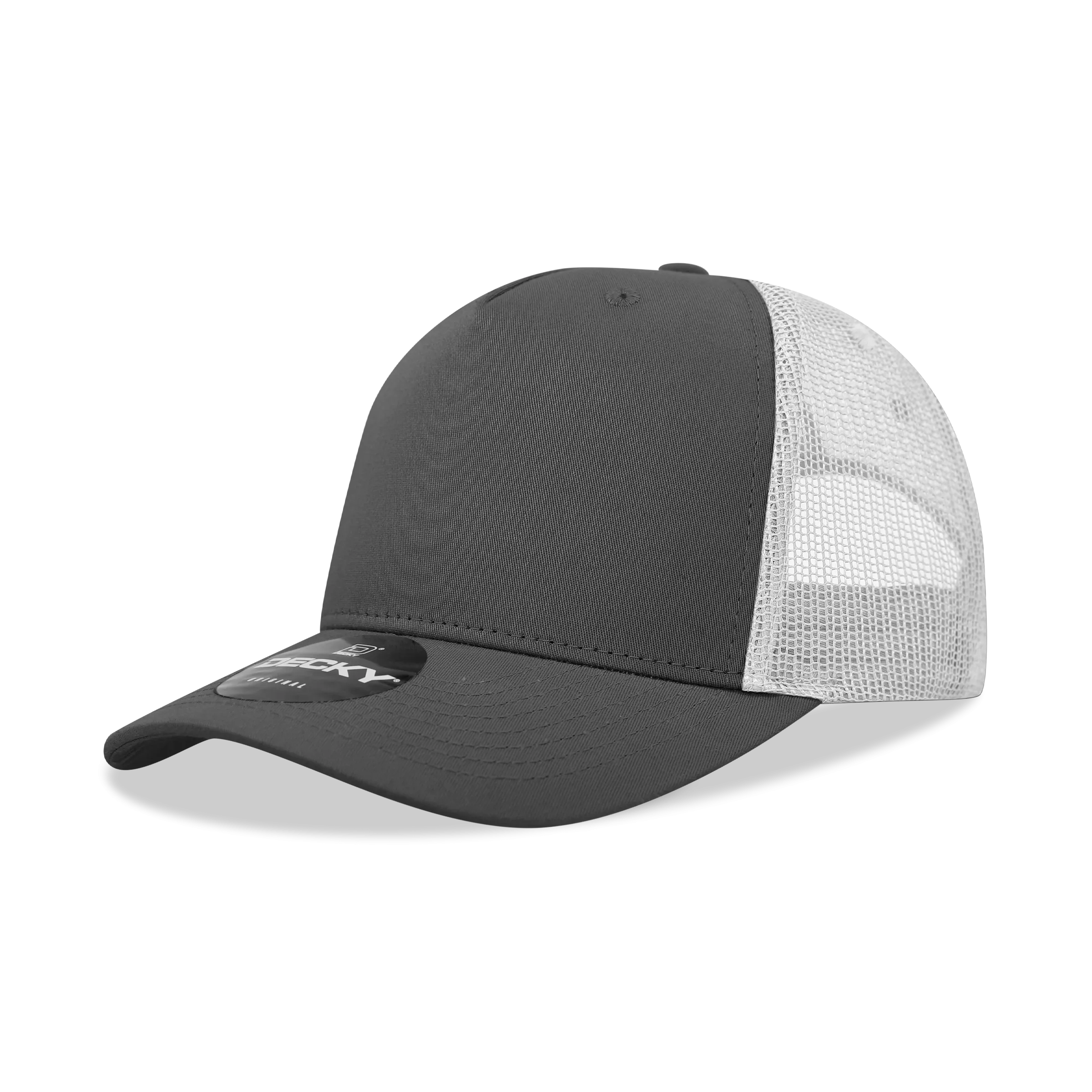 Decky 6030 - Classic, 5-Panel Retro Trucker Cap