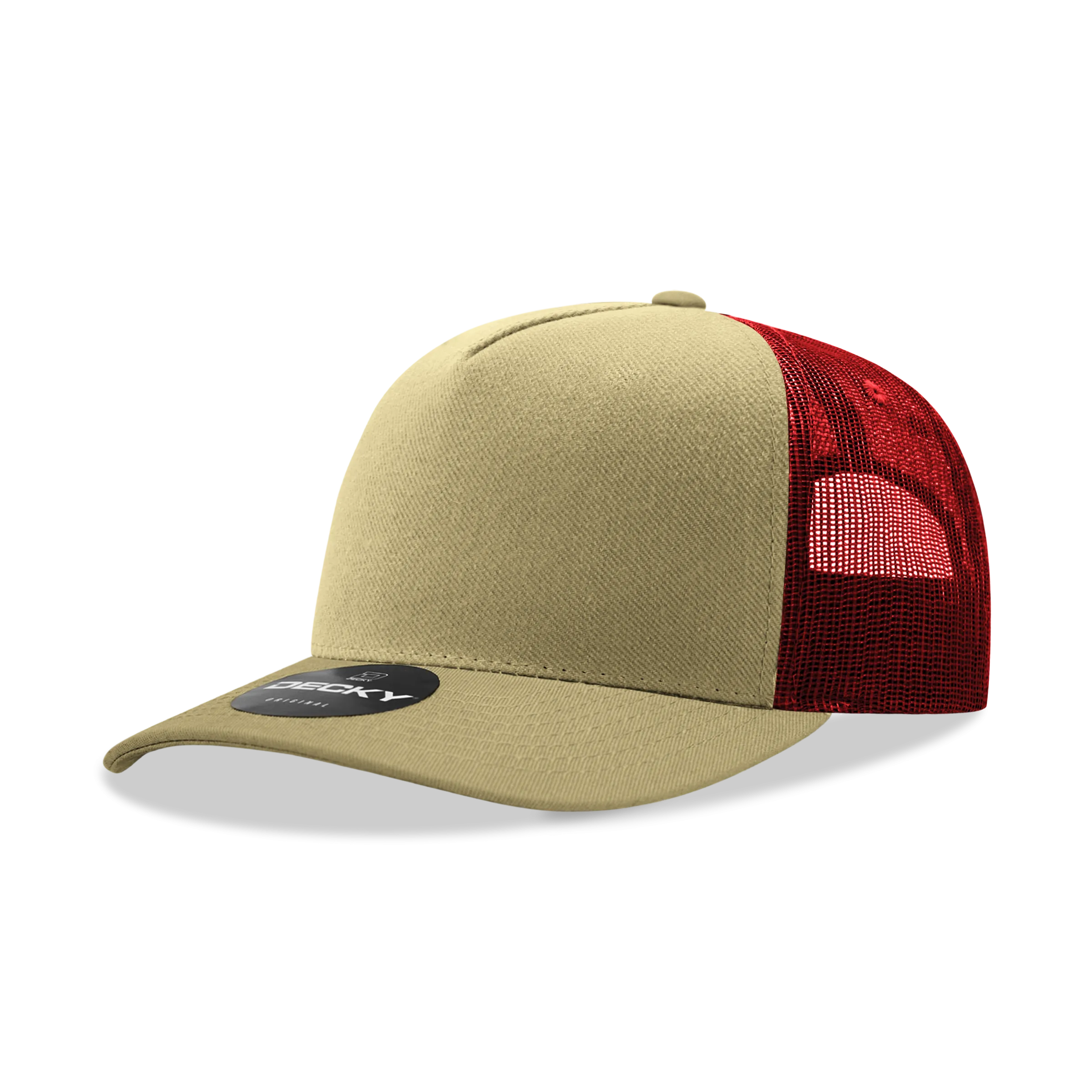 Decky 6030 - Classic, 5-Panel Retro Trucker Cap