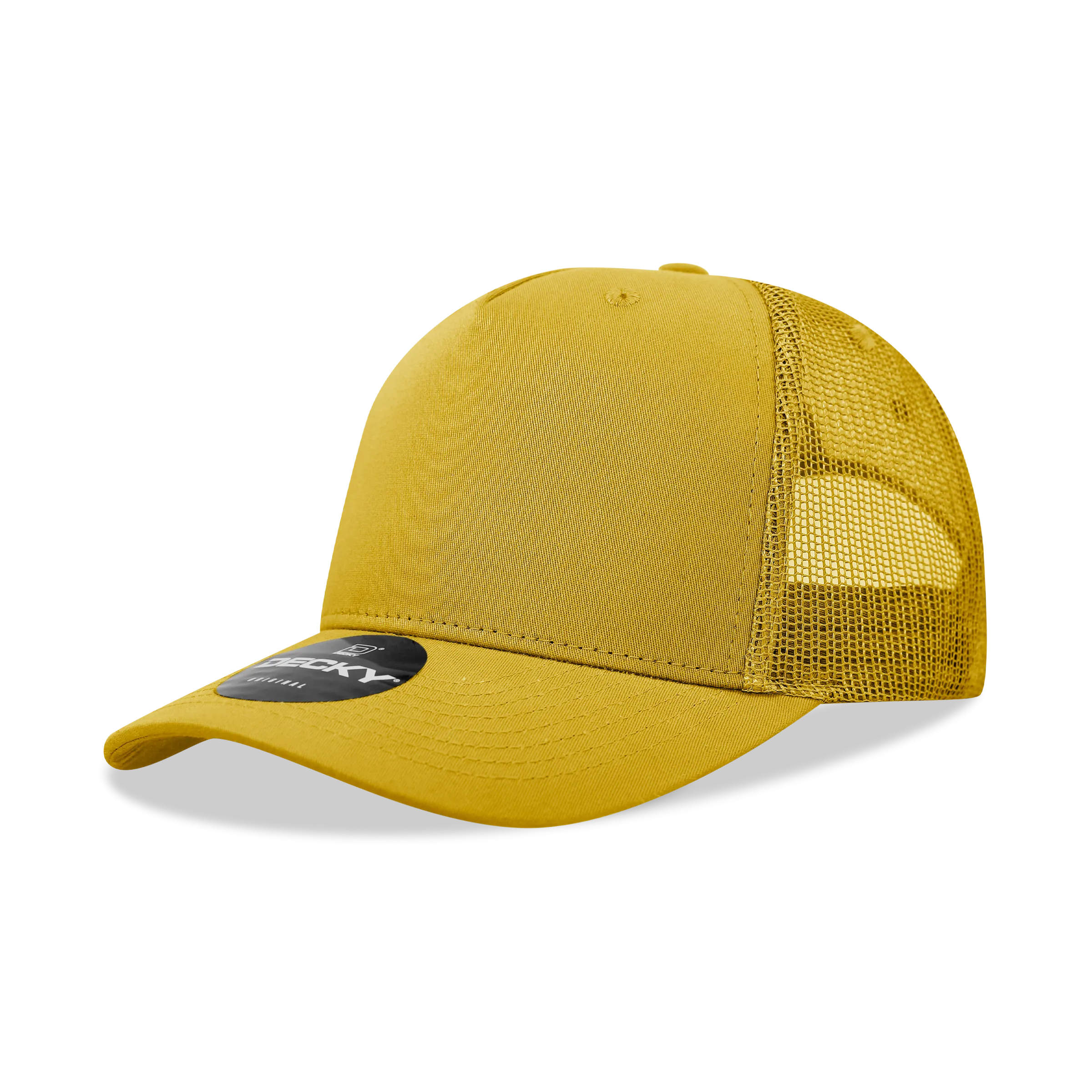 Decky 6030 - Classic, 5-Panel Retro Trucker Cap