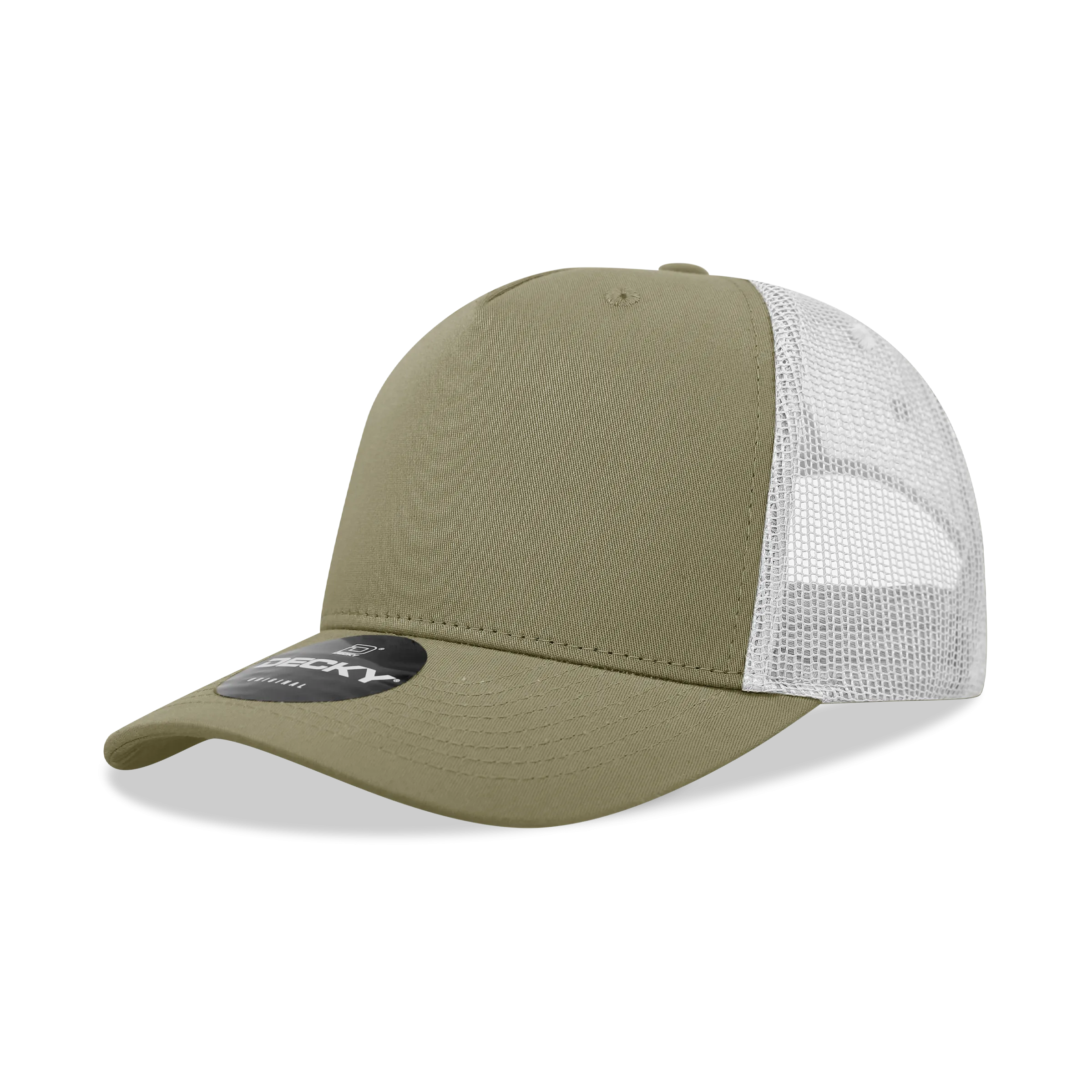 Decky 6030 - Classic, 5-Panel Retro Trucker Cap