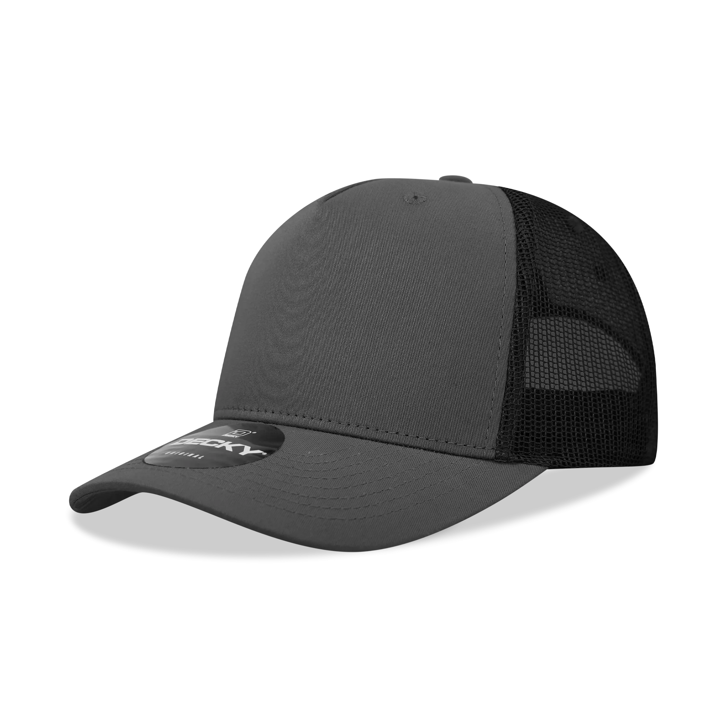 Decky 6030 - Classic, 5-Panel Retro Trucker Cap