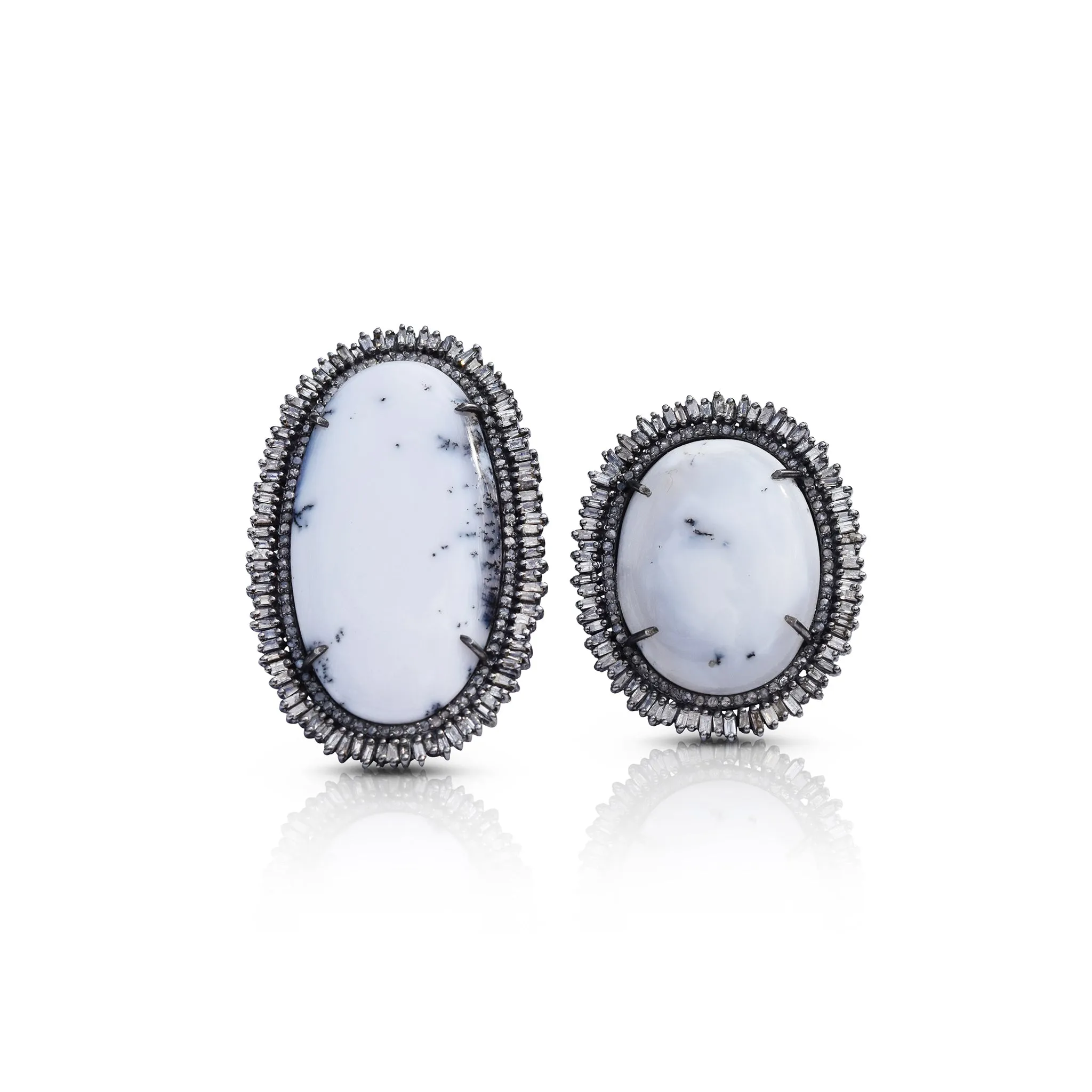 Dendritic Opal Ring