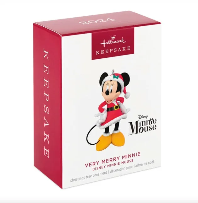 Disney Minnie Mouse Very Merry Minnie Ornament