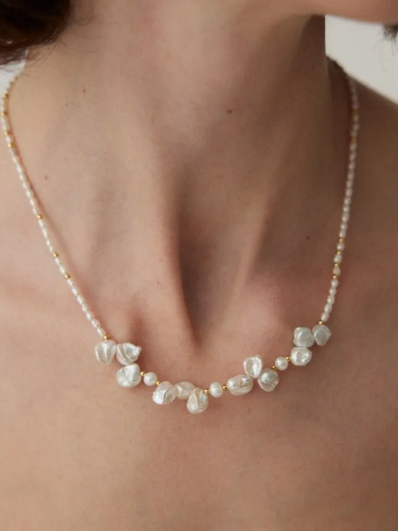 Dream Dewdrop Baroque Pearl Necklace