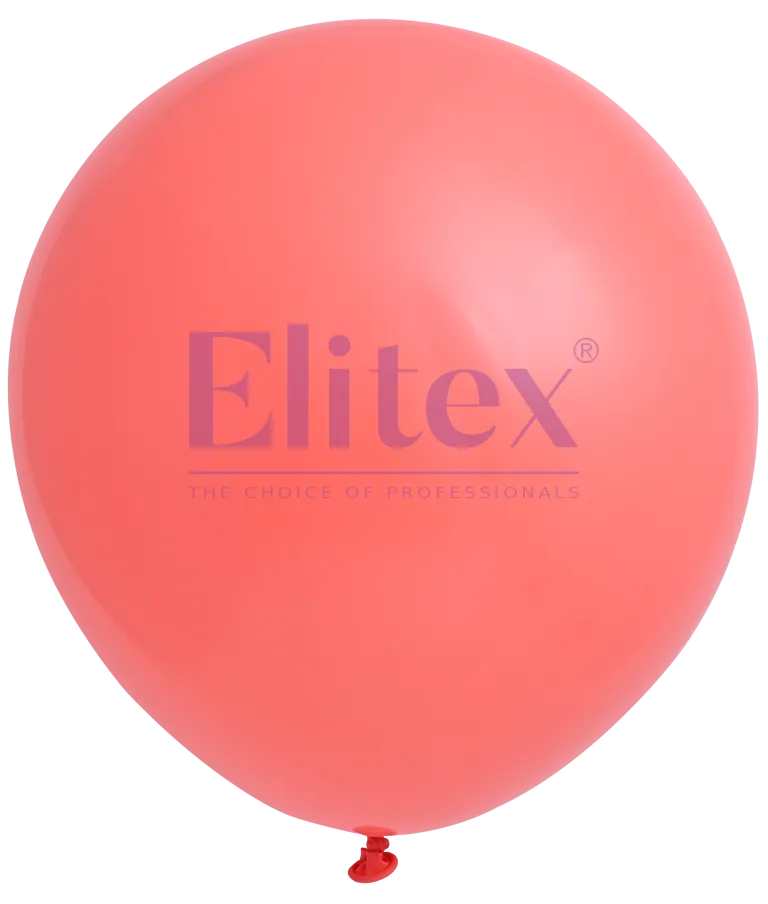 Elitex 24" Pastel Coral Latex Balloons 5ct