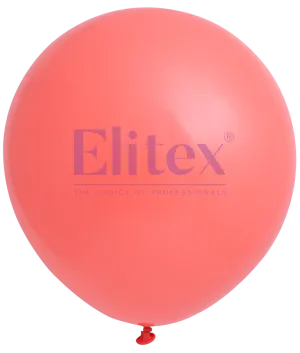 Elitex 24" Pastel Coral Latex Balloons 5ct