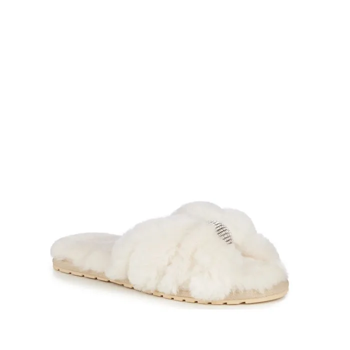 EMU Women's Corella CRYSTAL Natural Luxurious Sheepskin Scuff Slipper Mayberry NOT RETURNABLE