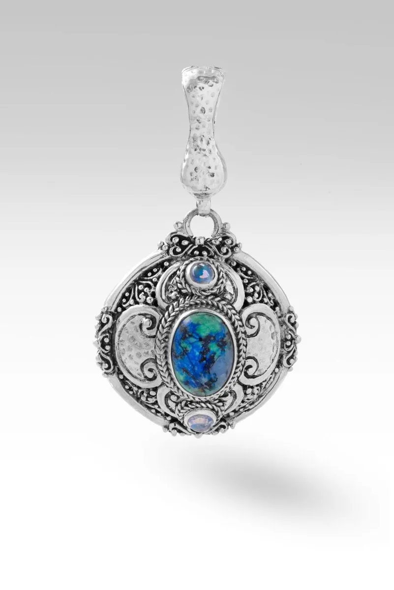 Follow Jesus Pendant™ in Bali Blue Barite