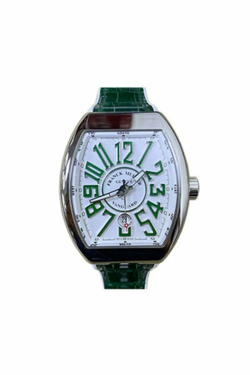 franck muller vanguard green men's watch ref. v 45 sc dt ac vr